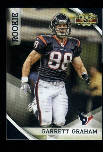 F9) 2010 Gridiron Gear GARRETT GRAHAM RC #193 TEXANS  