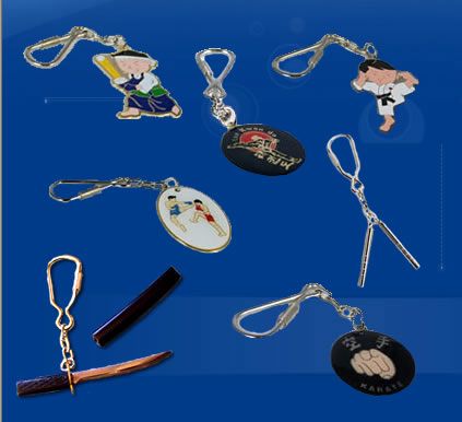 Keyring Karate Taekwondo Judo Sword Nunchaku MULTI PACK  