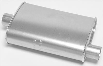 Thrush 17715 Muffler, Thrush Turbo, 2 1/2 in. Inlet/2 1/2 in. Outlet 