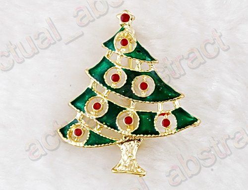 FREE 11Xalloy&enamel brooch pin Xmas Gift wholesale  