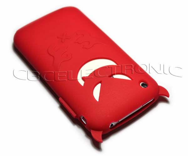 3x New devil demon silicone case skin for iphone 3g 3gs  