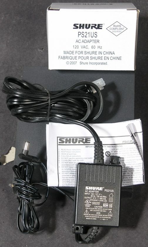 Shure PS21 In Line Power Supply  