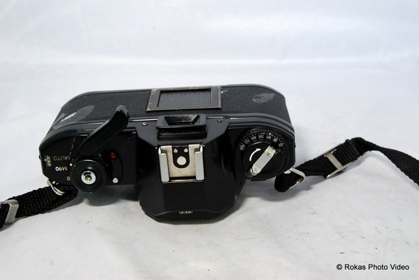 Nikon EM Camera body only with yellow strap SN 7446834 616739038551 