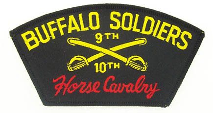 Army Buffalo Soldiers 9th & 10th Cavalry Patch FLB 1567  