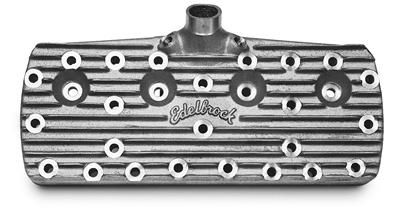 Edelbrock 1125 Cylinder Heads Bare Aluminum Natural Ford Flathead V8 