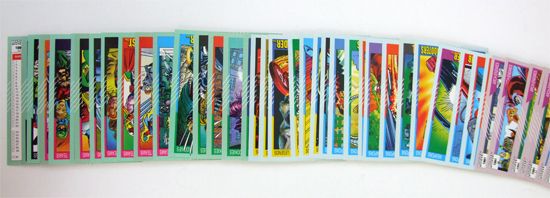 1991 Marvel Universe Impel Complete Set 162 Series 2 II Trading Cards 