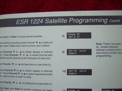 DRAKE ESR 1024/1224 RECEIVER VIDEOCIPHER II MANUAL  