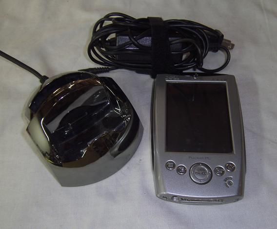 Tested   Dell AXIM X5 PDA Pocket PC with Charger and USB cradle  