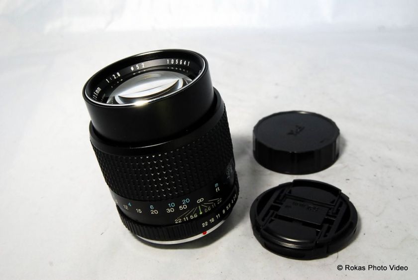 Pentax  135mm f2.8 lens PK manual focus M  