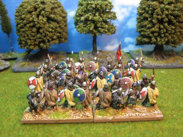 15mm Ancient DPS painted ESaxon Noble Warriors EXSA002  