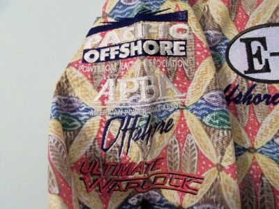 reyn spooner mens shirt offshore racing Hawaiian s/s L other patches 