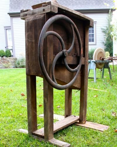 1890s Antique Wooden Corn Husker Product Image