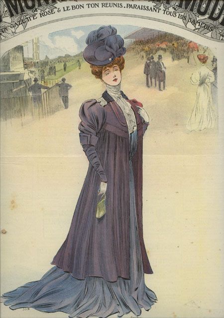 ORIGINAL MONITEUR DE LA MODE July 1st,1905  