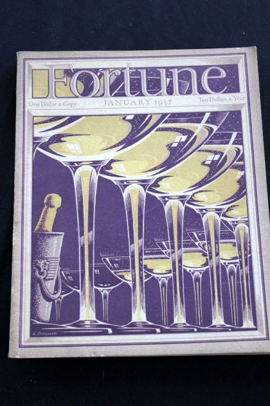 VINTAGE FORTUNE MAGAZINE JANUARY 1937  