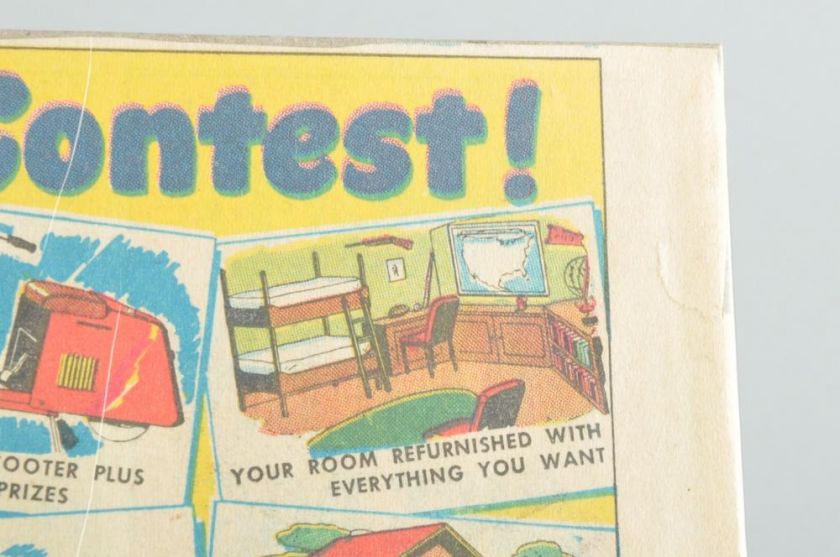Vtg 1948 Ralston Cereal TOM MIX Contest Newspaper Ad  