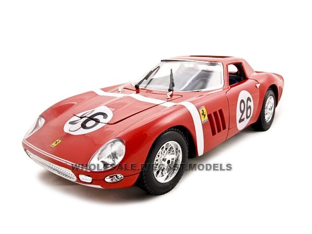 1964 FERRARI 250 GTO #26 RED 118 DIECAST MODEL  