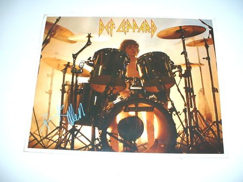 DEF LEPPARD RICK ALLEN PHOTO PRINT 6 1984 ROSS HAFLIN  