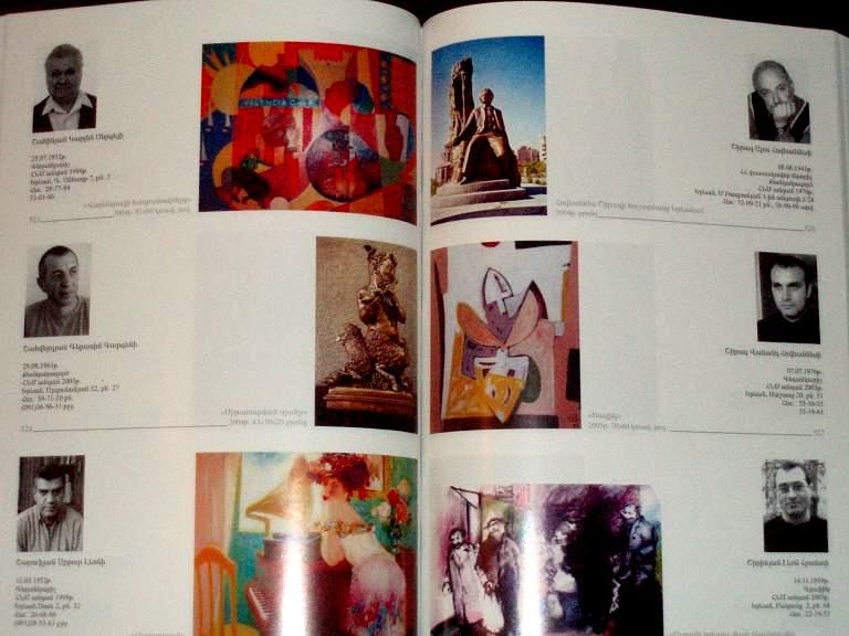 ARMENIA ARTIST UNION NEW Catalog Album Armenian AUA Art  