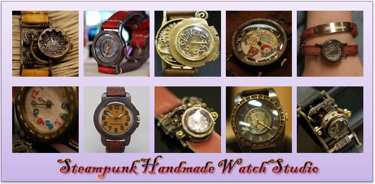 CLICK HERE TO GO TO STEAMPUNK WATCHES STUDIO