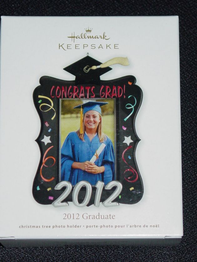 Hallmark ornament 2012 Graduate graduation photo frame  