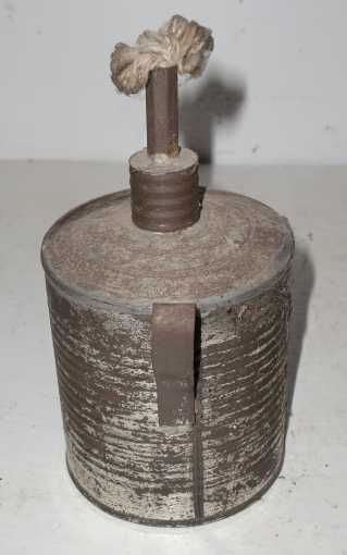 OLD RARE BURMESE GEM MINING TIN CAN MINERS LAMP.  