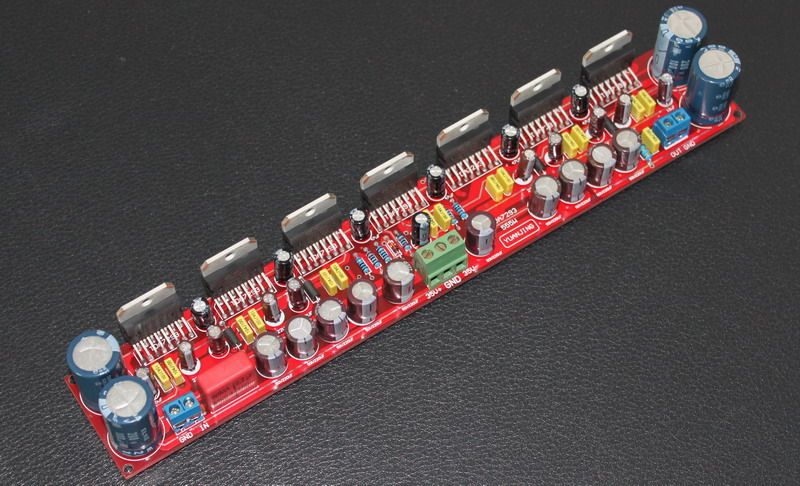 555W Mono TDA7293 X 7pcs BTL amplifier board  