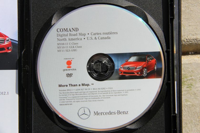 Mercedes Benz Navigation DVD for COMAND 2012, MY08 11 C, MY10 11 GLK 