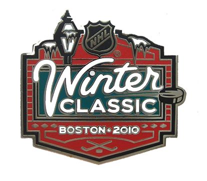 2010 WINTER CLASSIC LOGO PIN   FLYERS VS BRUINS  