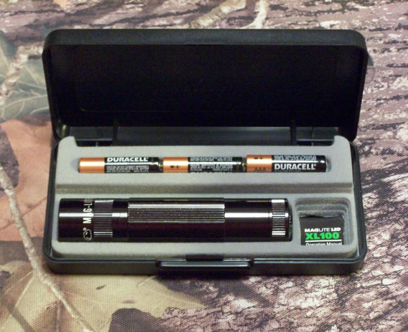 Maglite XL100 LED Flashlight New Gift Box Black S3017  