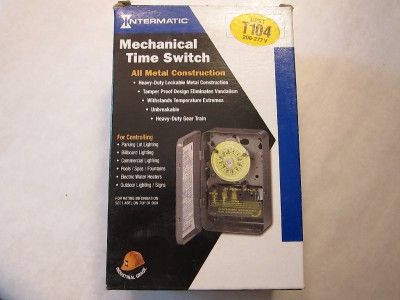 New Intermatic T104 Mechanical Time Switch 40A 24HR  