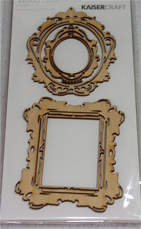 KaiserCraft Wood Flourishes   Frames   3 Pieces  