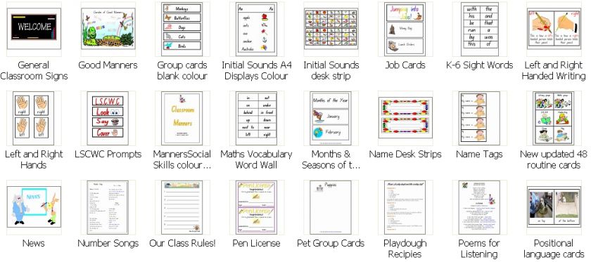 of our Clever Classroom Organisation CDs 166 files  