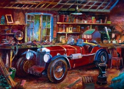 SIGNATURE 2000 JIGSAW PUZZLE WORKSHED PBRADSHAW  