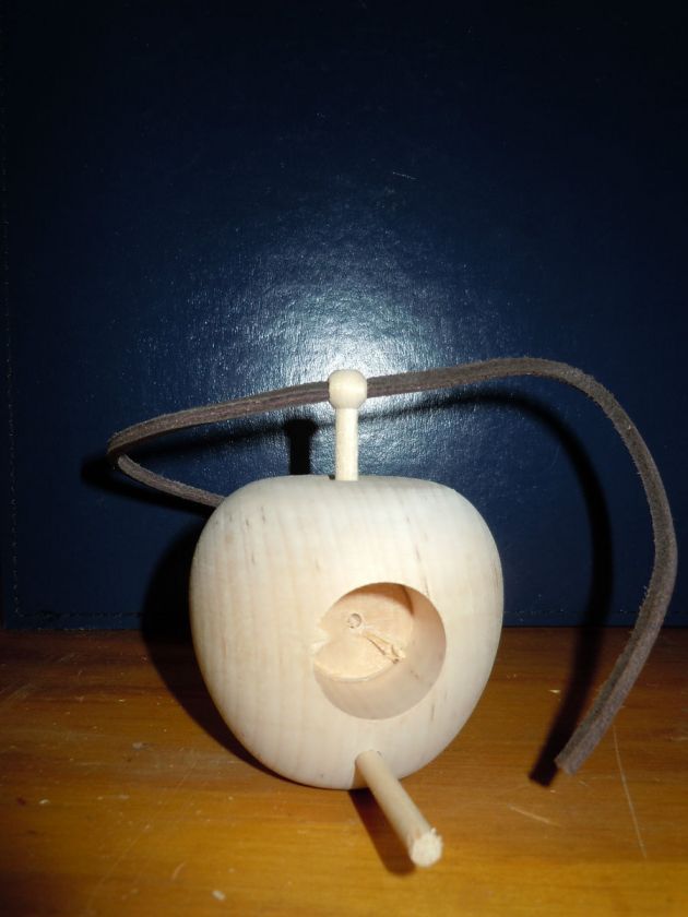 Wooden Apple Bird House Ready to paint  