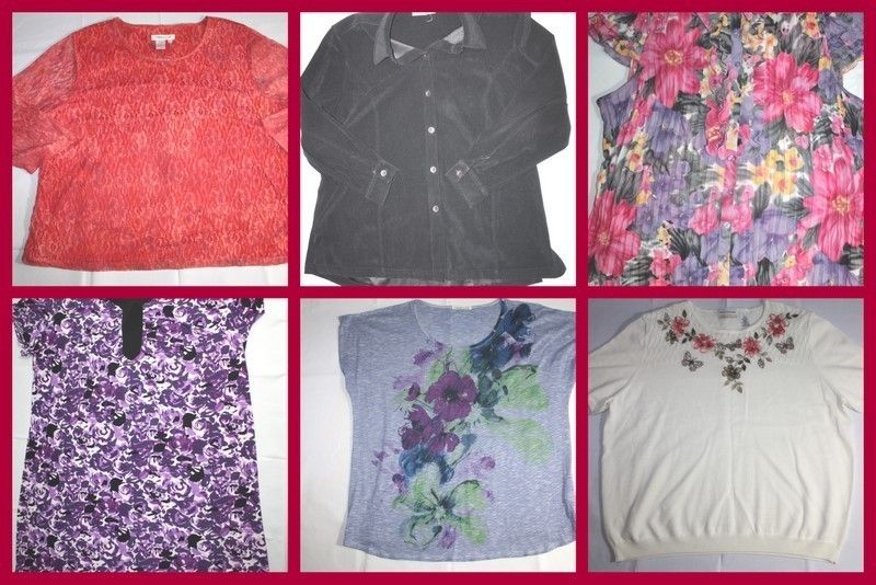 WOMENS PLUS SIZE CLOTHES LOT = SIZE 3X = JMS COLDWATER CREEK  