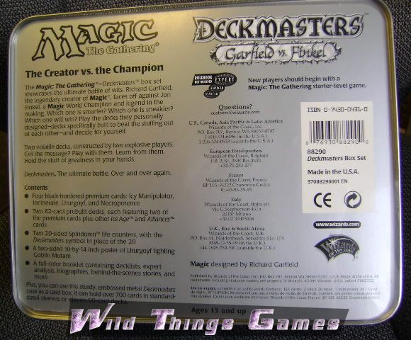 MTG Magic DECKMASTERS COLLECTORS TIN FACTORY SEALED  