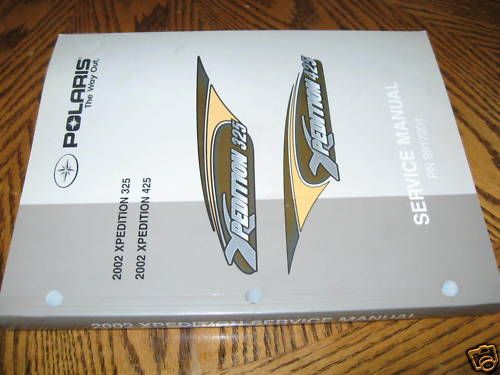 2002 02 Polaris Xpedition 325/425 Service Manual_NEW  