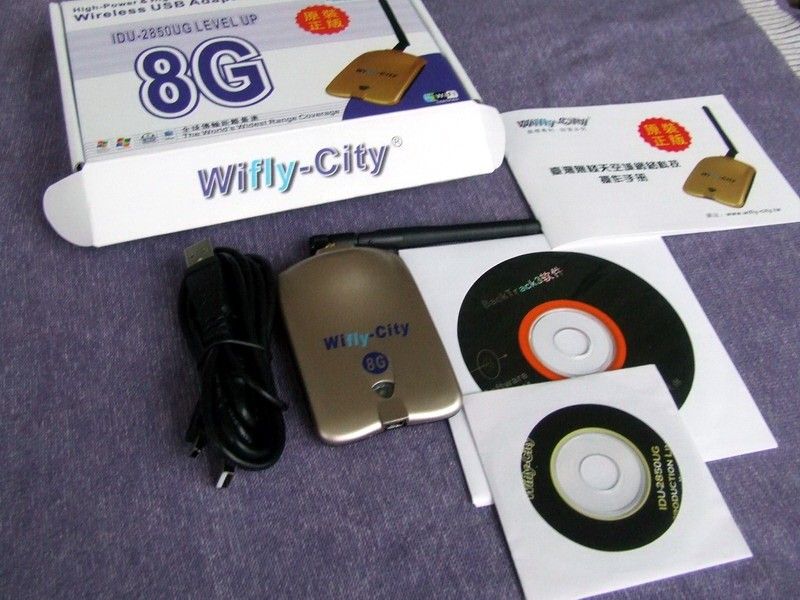 500mW High Gain USB Wireless G LAN WiFi Adapter+Antenna  