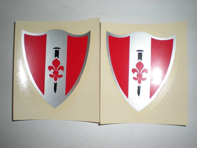 US ARMY   46TH ENGINEER BN   M1 HELMET DECALS   1 PAIR  