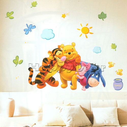 Winnie the Pooh Wall Decals Decor Nursery Stickers #63  