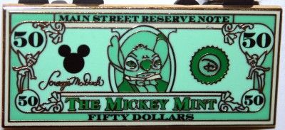 The Mickey Mint   $50 Dollar Bill   Stitch  