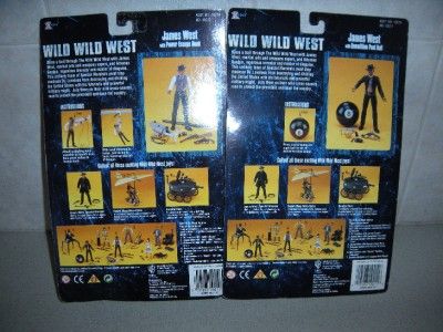 1999 WILD WILD WEST JAMES WEST FIGURES BNIP TOY LOT  