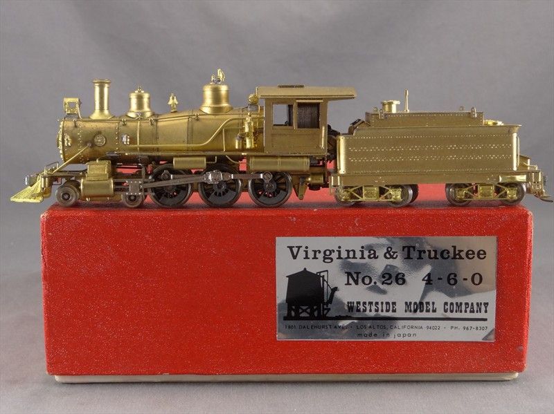 DTD   HO BRASS V&T VIRGINIA & TRUKEE 4 6 0 #26 STEAM from WMC WESTSIDE 