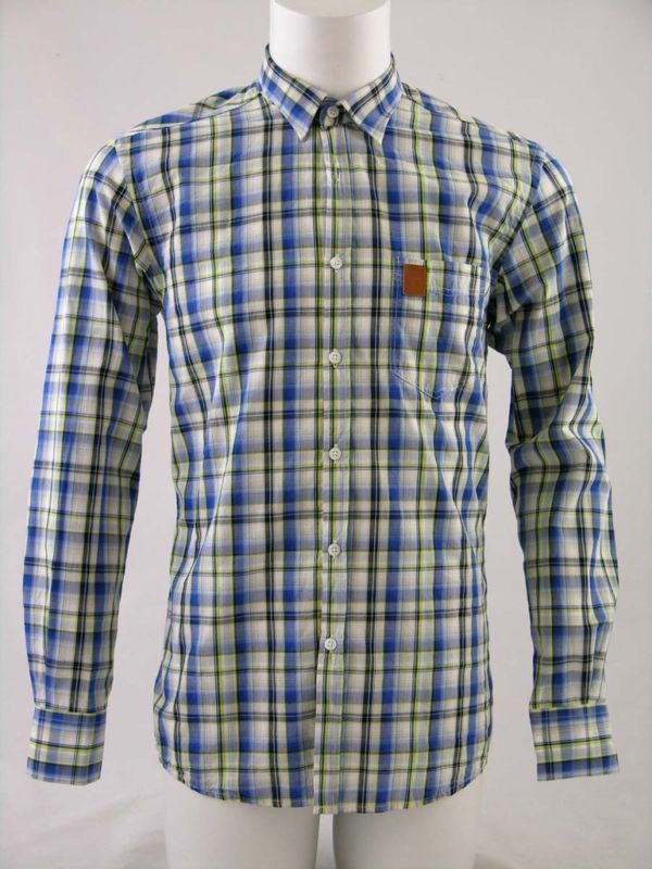 HL Jeans Co Wickham Check Shirt Blue Various Sizes  