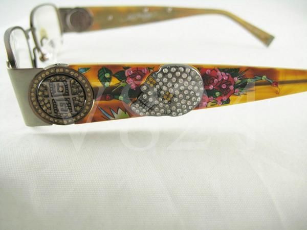 ED HARDY EHO 711 Eyeglass Optical EHO711 BROWN PEWTER  