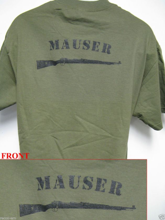 MAUSER RIFLE T SHIRT/ NEW / 8mm  