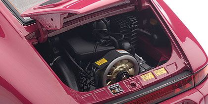 Porsche 911 Carrera RS 964 Pink RUBYSTONE 118 AUTOART  