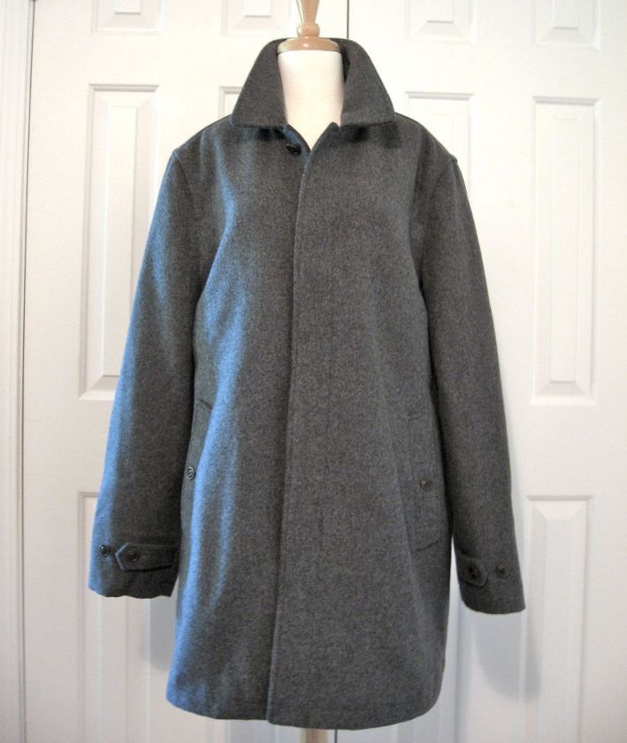 NWT J.CRE MANS WOOL WALKING COAT ColorGray SizeL  