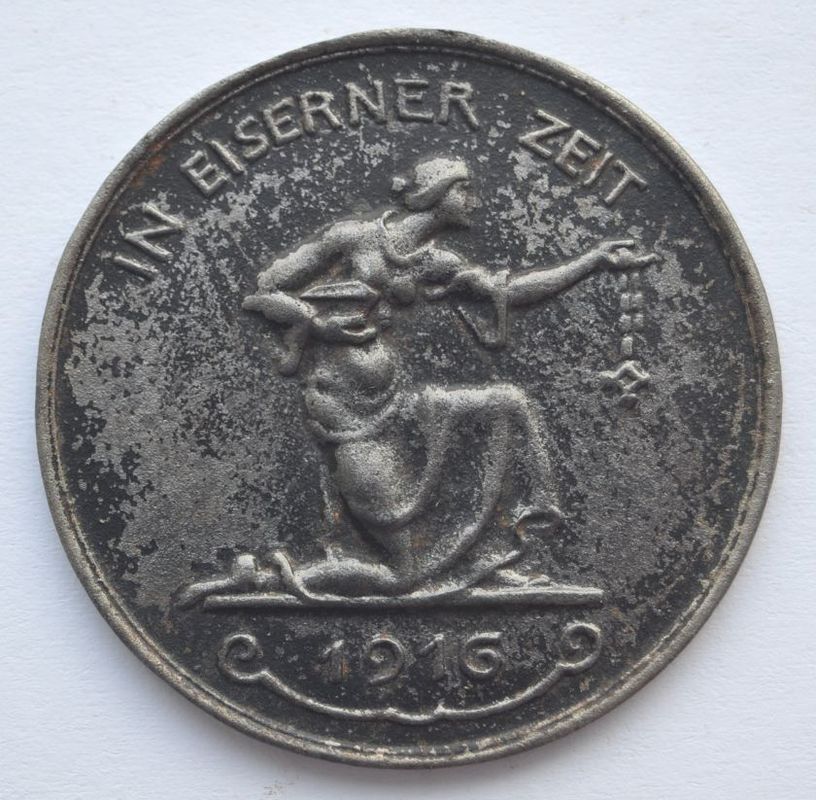 WW1 Germany IN EISERNER ZEIT Charity Medal  