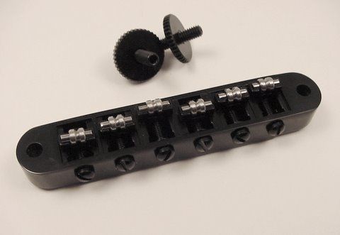 BLACK Tune O Matic ABR 1 design ROLLER BRIDGE L15  